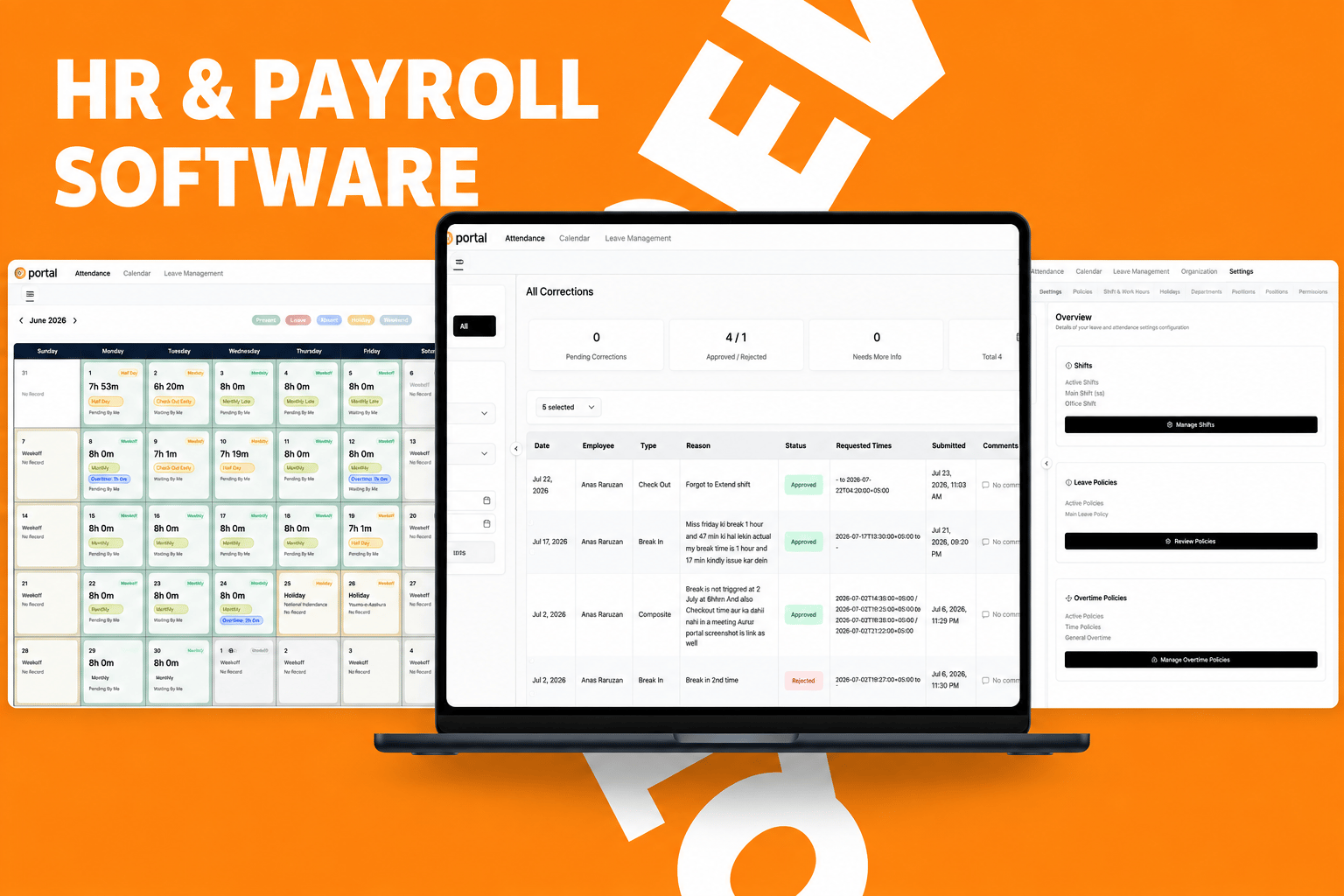 Enterprise ERP software dashboard for integrated business management